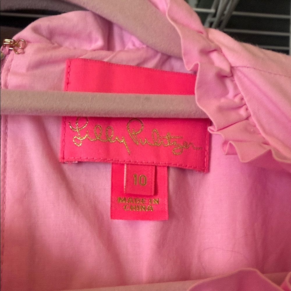 Lily Pulitzer Pink Sleeveless Dress - Picture 3 of 5